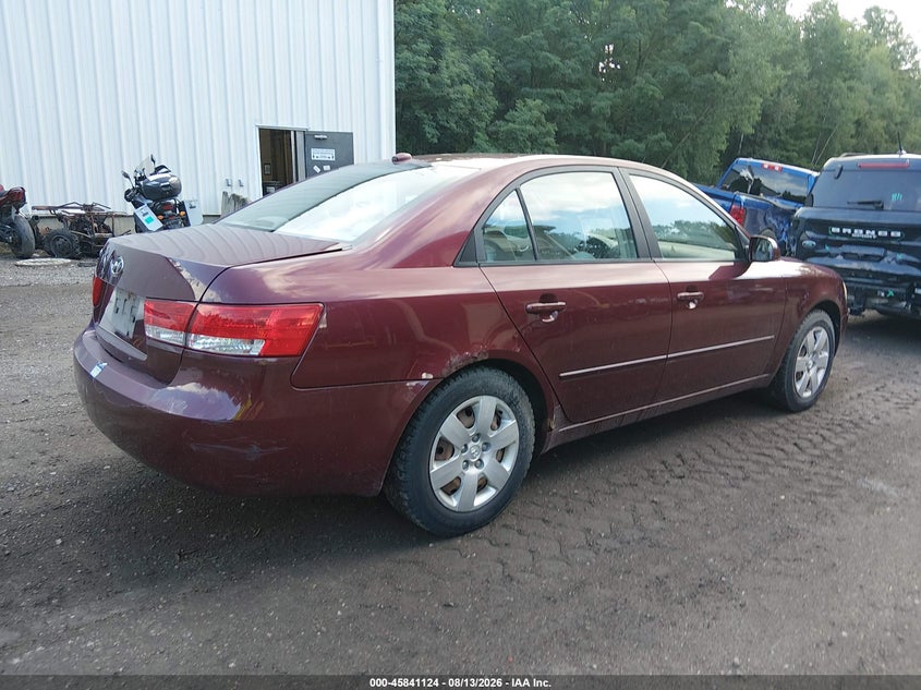 HYUNDAI SONATA 2008 VIN 5NPET46C68H320590