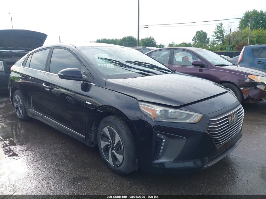 Vin: kmhc75lcxku117975, lot: 46340037, hyundai ioniq hybrid sel 2019 img_1