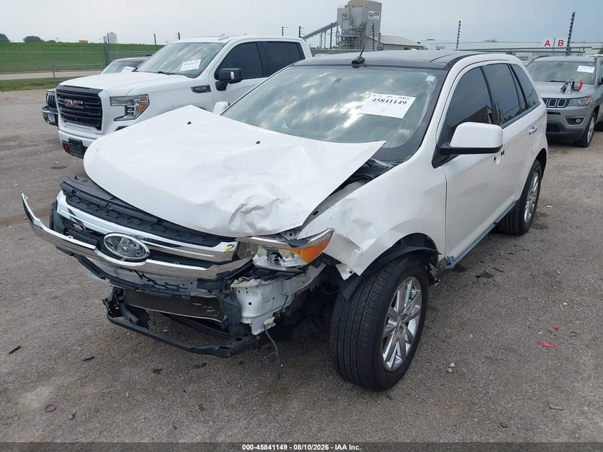 Vin: 2fmdk3jc2bba84650, lot: 46340058, ford edge sel 20112