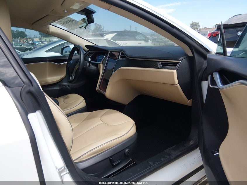 2013 TESLA MODEL S auction photo 5