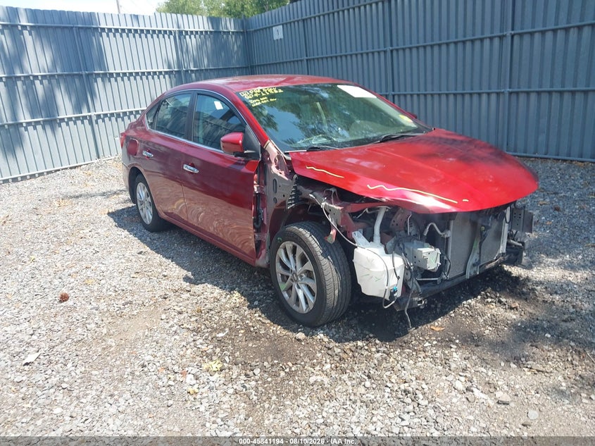 2018 Nissan Sentra Sv, Перед, IAAI, VIN 3N1AB7AP7JY238005