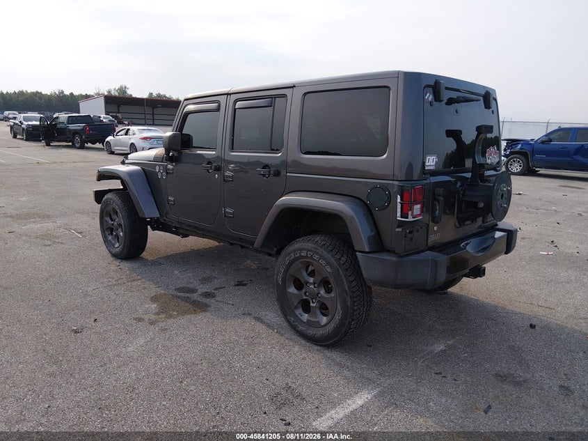 Vin: 1c4bjweg2hl665796, lot: 46340113, jeep wrangler unlimited smoky mountain 20173