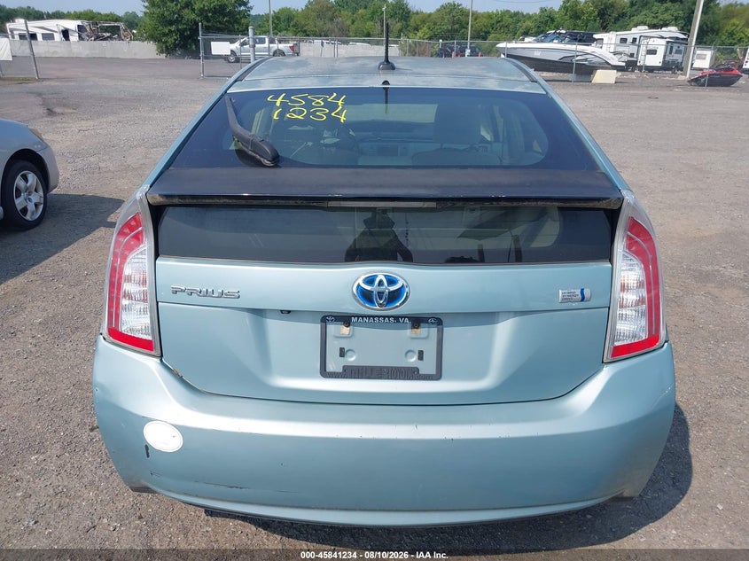 TOYOTA PRIUS 2013 VIN JTDKN3DU0D5651825