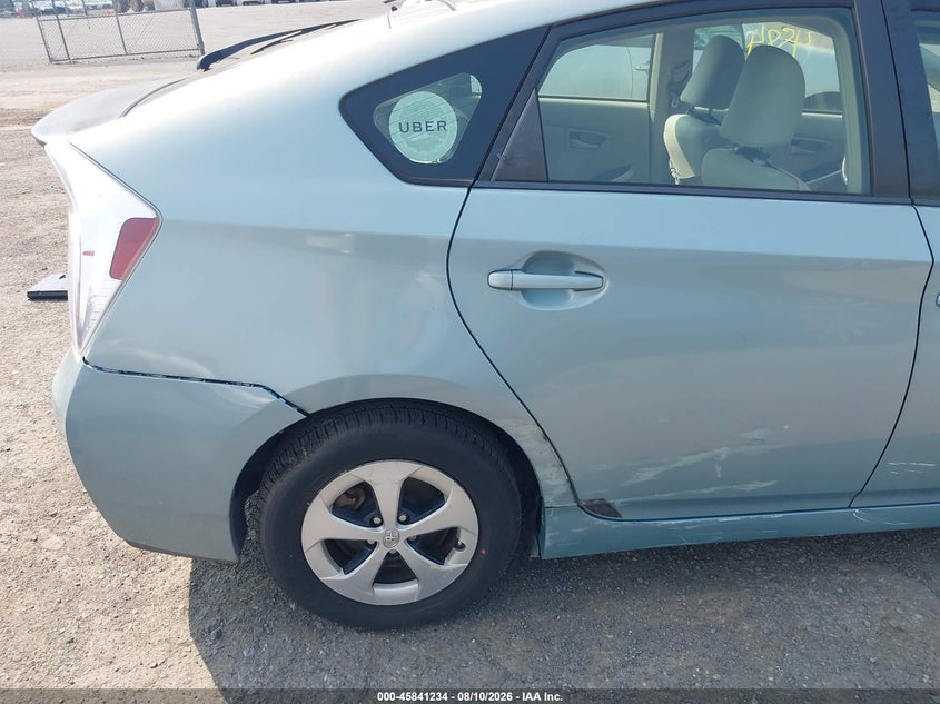 TOYOTA PRIUS 2013 VIN JTDKN3DU0D5651825