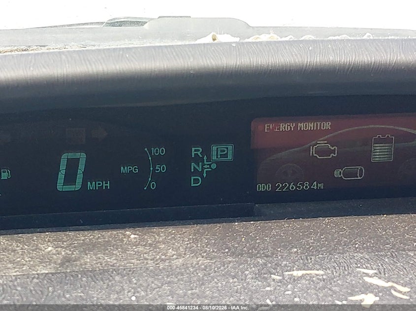 TOYOTA PRIUS 2013 VIN JTDKN3DU0D5651825