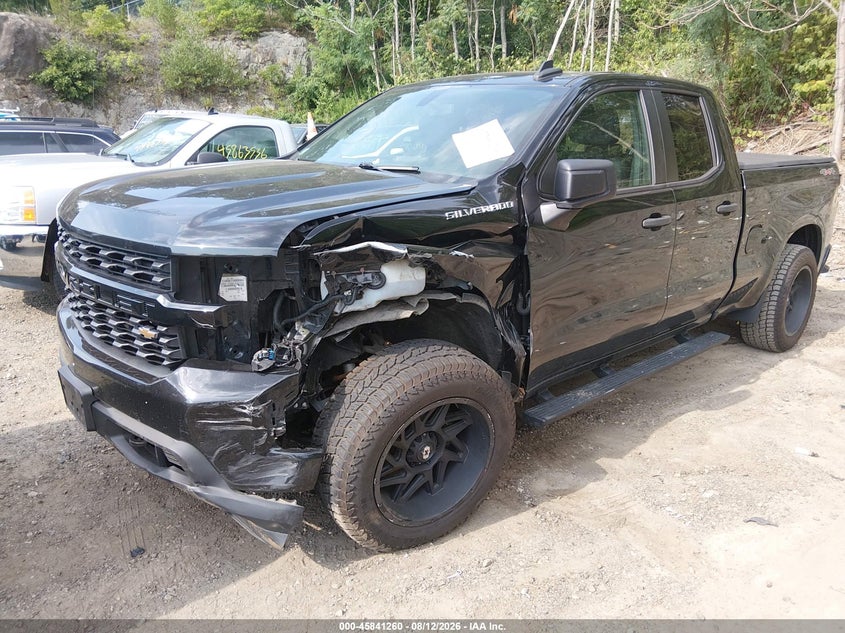 Vin: 1gcrybeh9lz320590, lot: 46340168, chevrolet silverado 1500 4wd  standard bed custom 20202