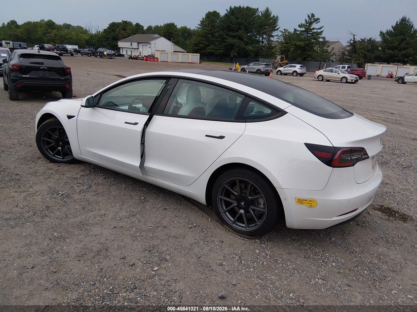 2021 TESLA MODEL 3 auction photo 3