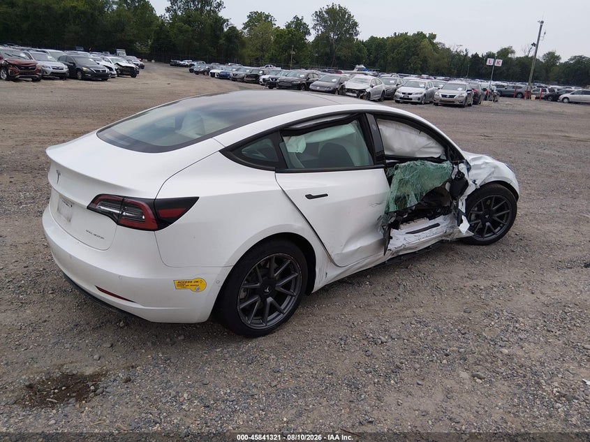 2021 TESLA MODEL 3 auction photo 4