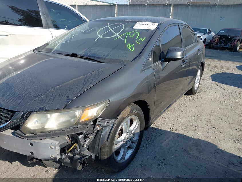 2013 HONDA CIVIC SEDAN 1.8L I-4 VVT, 140HP