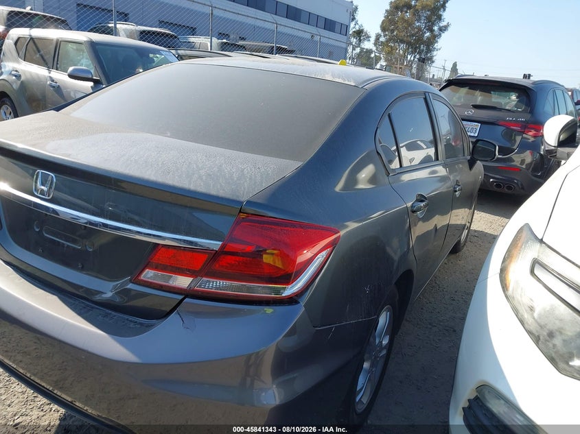 2013 HONDA CIVIC SEDAN 1.8L I-4 VVT, 140HP