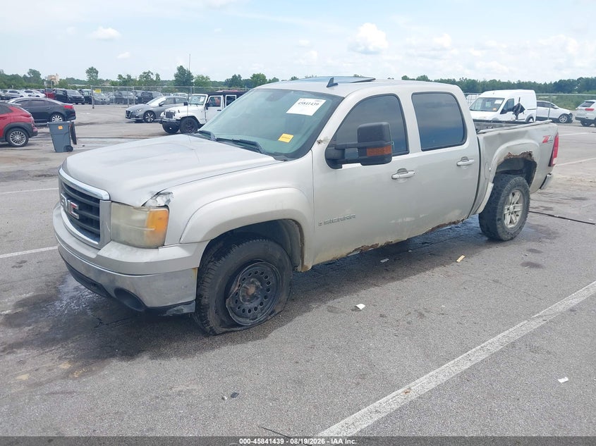2007 GMC Sierra, Удар сзади, IAAI, VIN 3GTEK13M97G513032 — фото 2