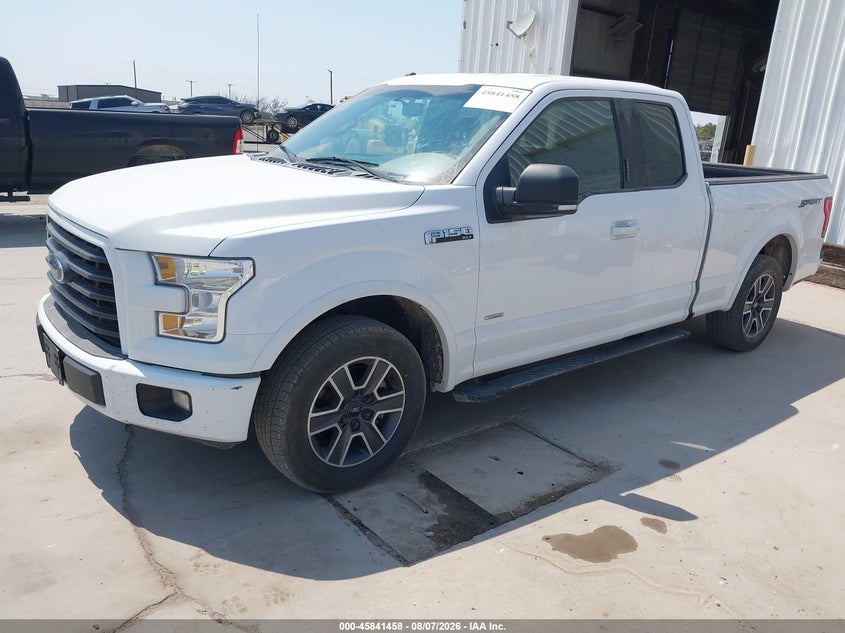 2016 Ford F-150, Звичайний знос, IAAI, VIN 1FTEX1CP9GKE65097 — фото 2