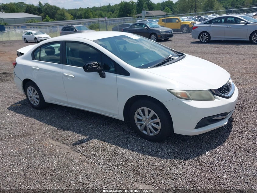 2015 Honda Civic Lx, Rear, IAAI, VIN 19XFB2F59FE707892