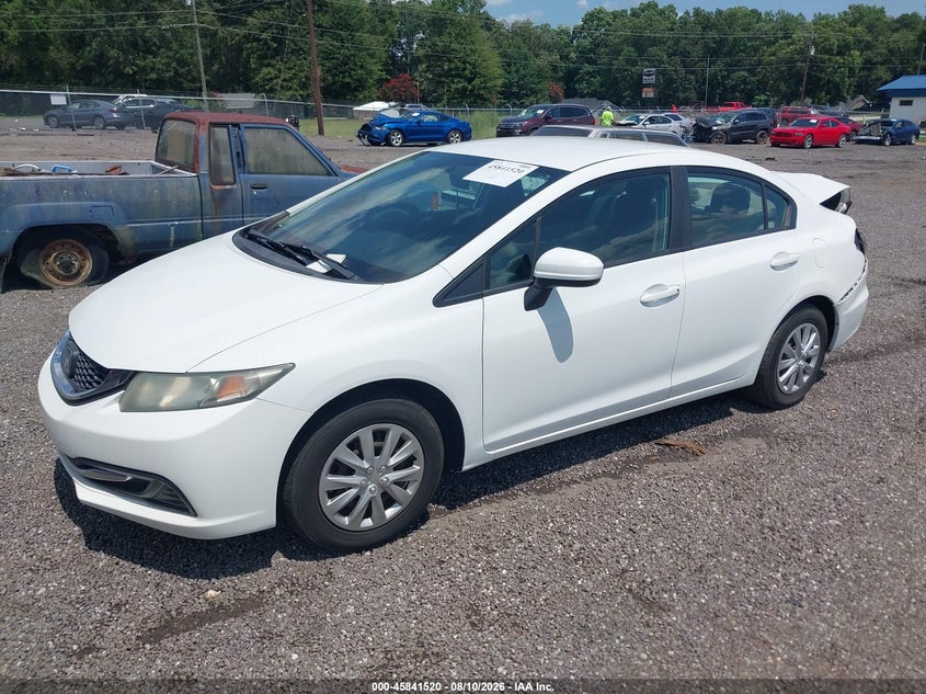 2015 Honda Civic, Rear, IAAI, VIN 19XFB2F59FE707892 — photo 2