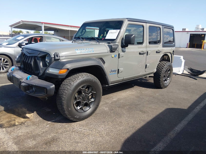 Vin: 1c4jjxn62pw629175, lot: 46340465, jeep wrangler 4xe 4x4 20232