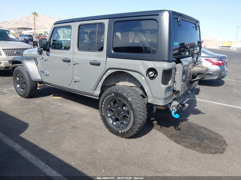 Vin: 1c4jjxn62pw629175, lot: 46340465, jeep wrangler 4xe 4x4 20233