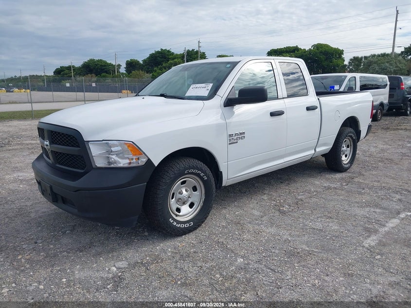 Vin: 1c6rr6fg2ms574850, lot: 46340515, ram 1500 classic tradesman  4x2 6'4 box 20212