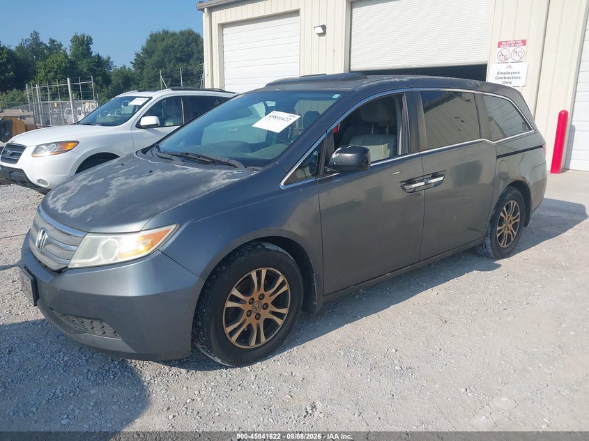 Vin: 5fnrl5h68bb020151, lot: 46340529, honda odyssey ex-l 20112