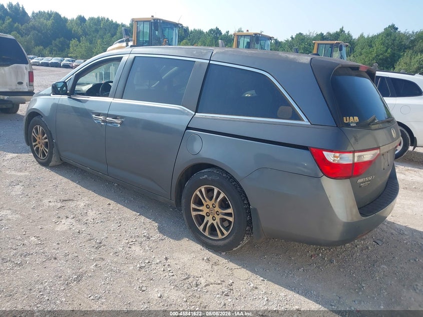 Vin: 5fnrl5h68bb020151, lot: 46340529, honda odyssey ex-l 20113