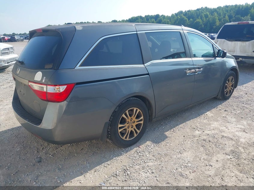 Vin: 5fnrl5h68bb020151, lot: 46340529, honda odyssey ex-l 20114