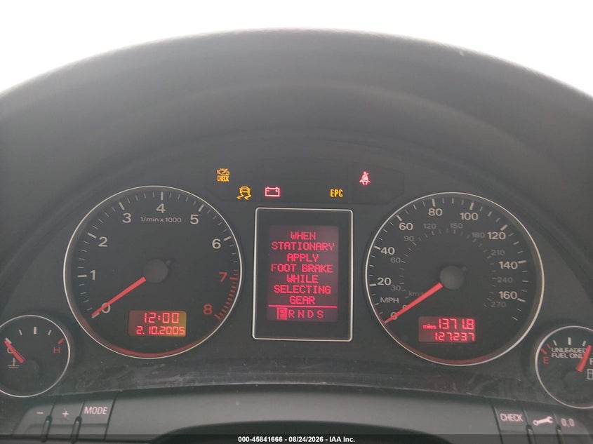 2007 AUDI A4 auction photo 7
