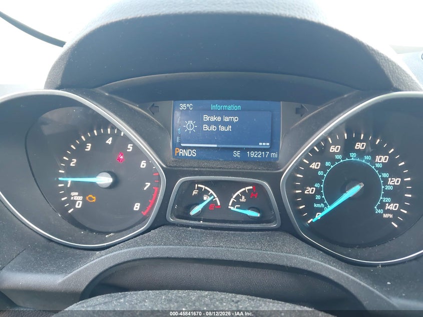 2014 FORD ESCAPE SPORT UTILITY VEHICLE 1.6L I-4 DI, DOHC, VVT, TURBO, 173HP