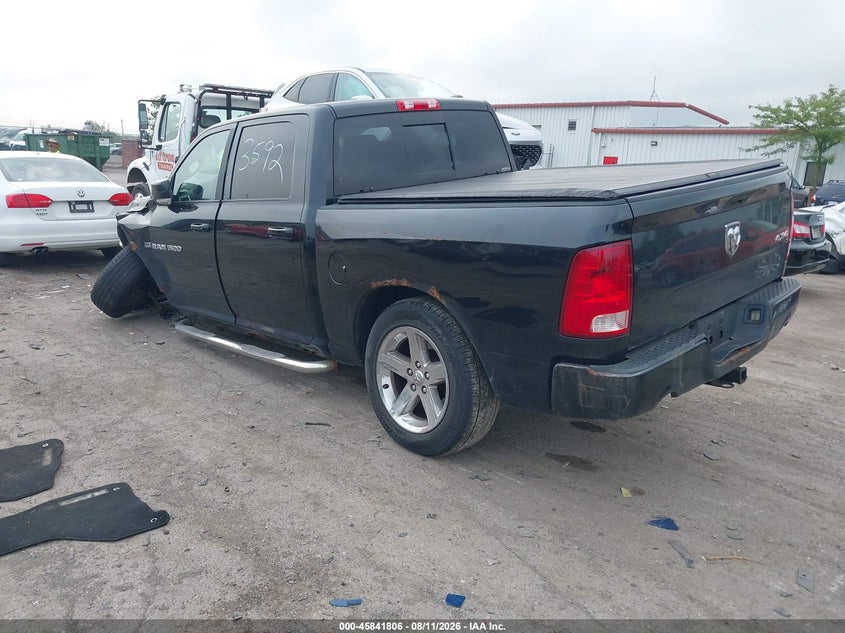RAM RAM 1500 2011 VIN 1D7RV1CT2BS583592