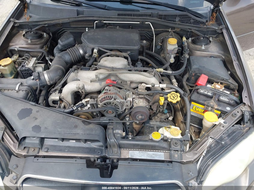 2009 SUBARU LEGACY SEDAN 2.5L H-4 VVT, 170HP