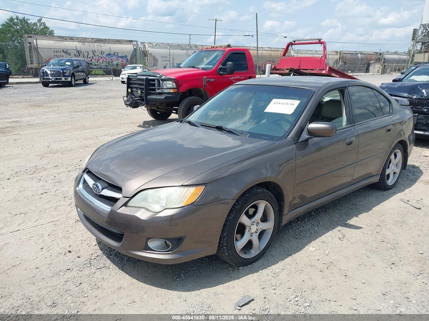 2009 SUBARU LEGACY SEDAN 2.5L H-4 VVT, 170HP