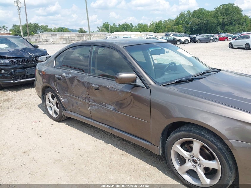2009 SUBARU LEGACY SEDAN 2.5L H-4 VVT, 170HP