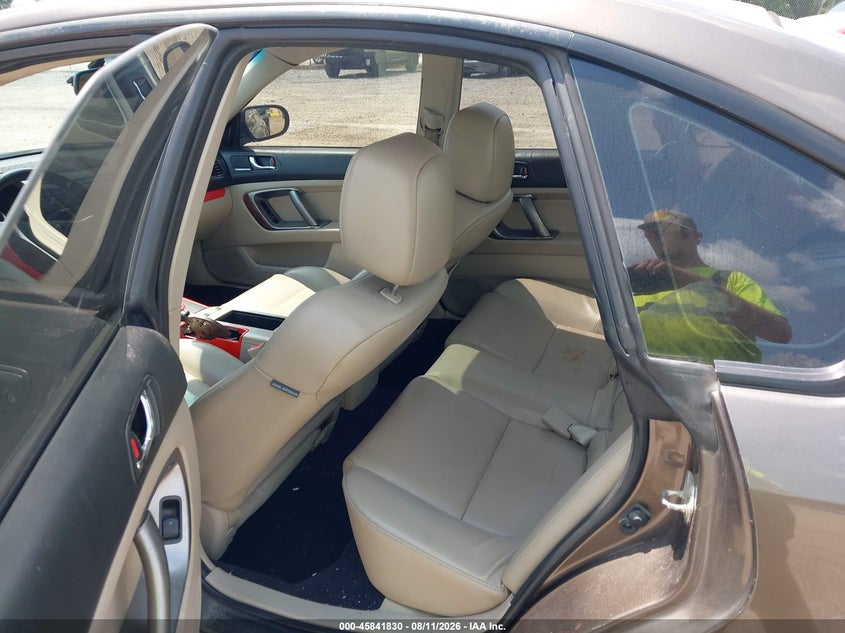 2009 SUBARU LEGACY SEDAN 2.5L H-4 VVT, 170HP