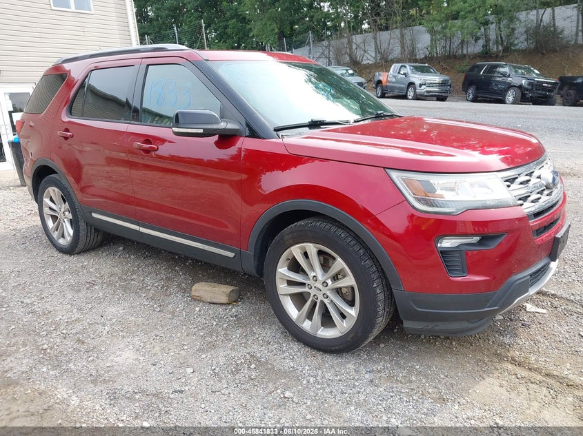 Vin: 1fm5k8d87jga65222, lot: 46340741, ford explorer xlt 20181