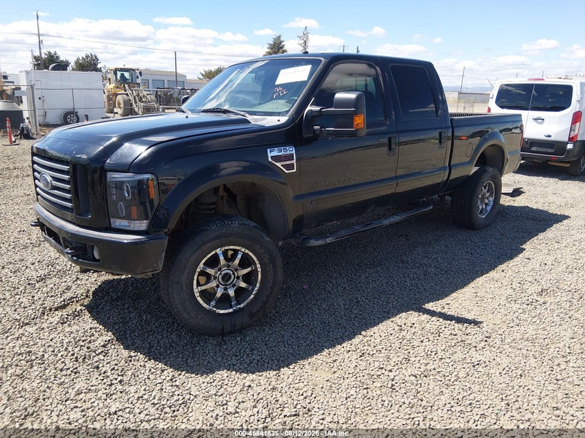 2008 Ford F-350 Fx4/Harley-Davidson/King Ranch/Lariat/Xl/Xlt, Right Front, IAAI, VIN 1FTWW31R28EB90244 — photo 2