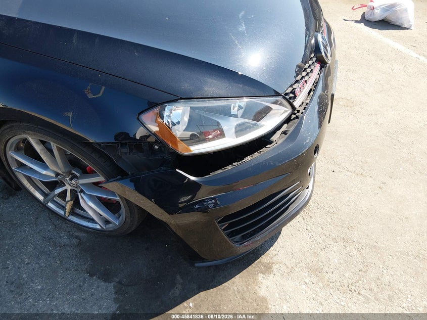 VOLKSWAGEN GOLF GTI 2017 VIN 3VW4T7AU6HM072880