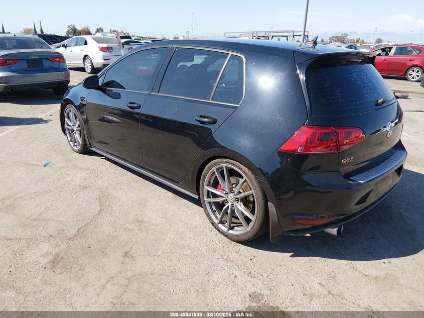 VOLKSWAGEN GOLF GTI 2017 VIN 3VW4T7AU6HM072880