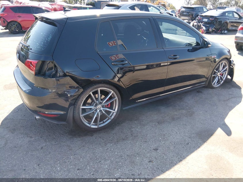 VOLKSWAGEN GOLF GTI 2017 VIN 3VW4T7AU6HM072880