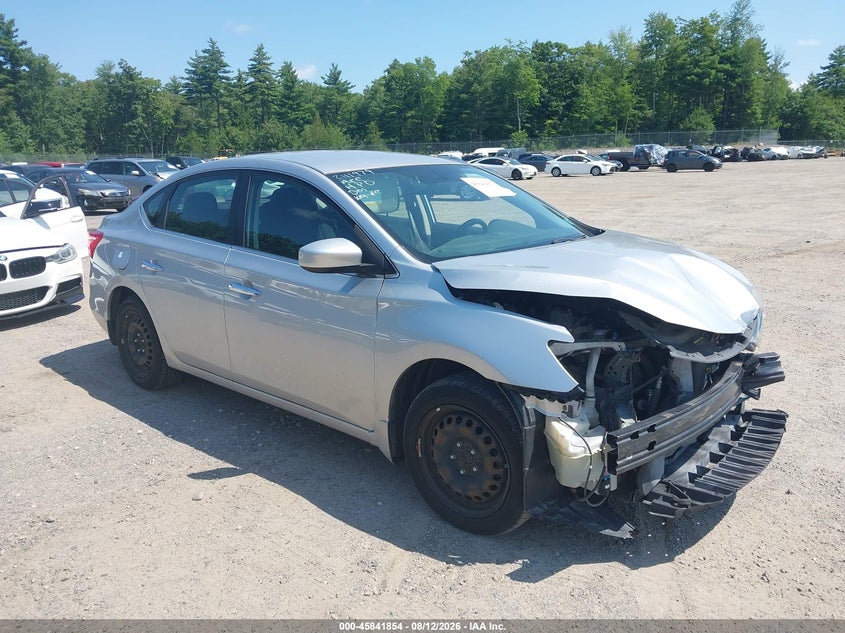 2016 Nissan Sentra S, Front, IAAI, VIN 3N1AB7APXGY226035