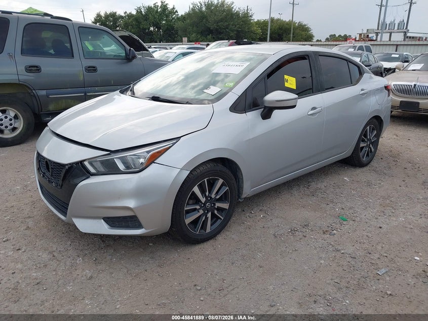 Vin: 3n1cn8ev6ml853600, lot: 46340796, nissan versa sv xtronic cvt 20212