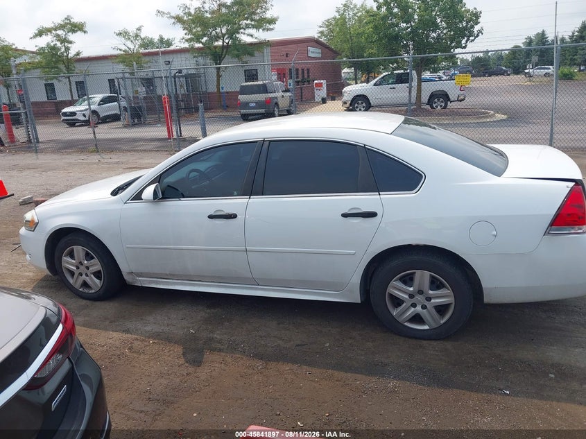 CHEVROLET IMPALA 2011 VIN 2G1WF5EK1B1272802