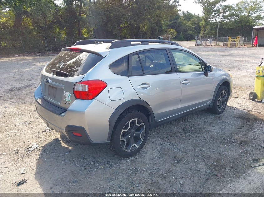 SUBARU XV CROSSTREK 2015 VIN JF2GPAMC5FH327736