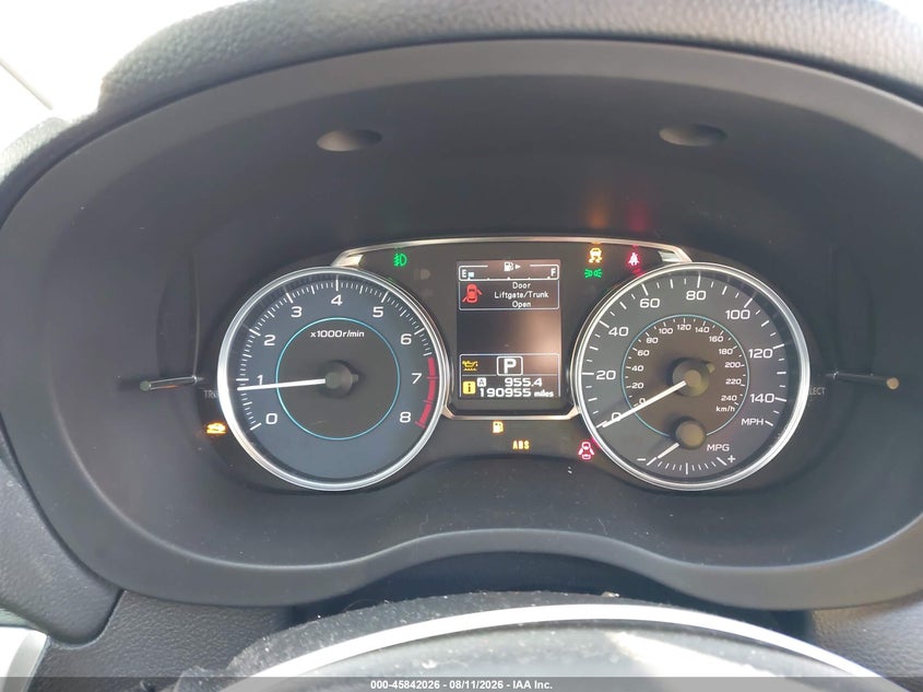 SUBARU XV CROSSTREK 2015 VIN JF2GPAMC5FH327736