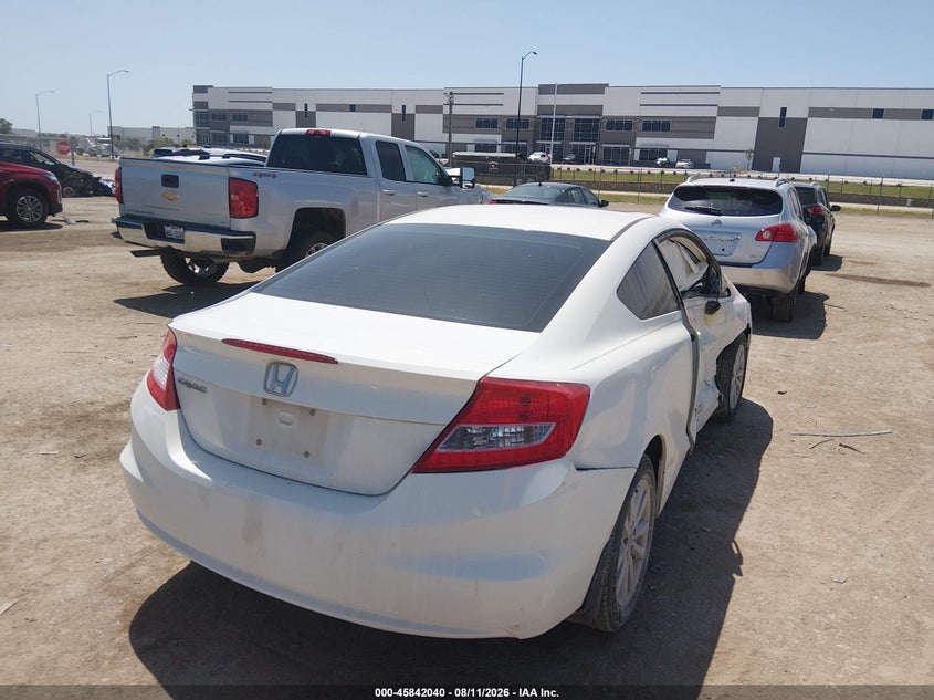 2012 HONDA CIVIC auction photo 4
