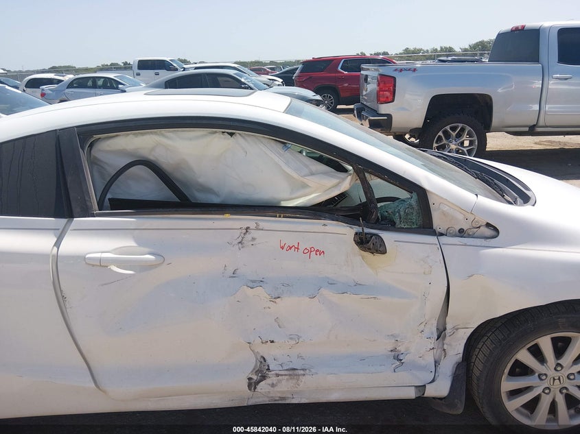 2012 HONDA CIVIC auction photo 6