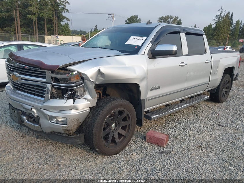 2014 Chevrolet Silverado, Front End, IAAI, VIN 3GCUKTEC9EG318427 — photo 2