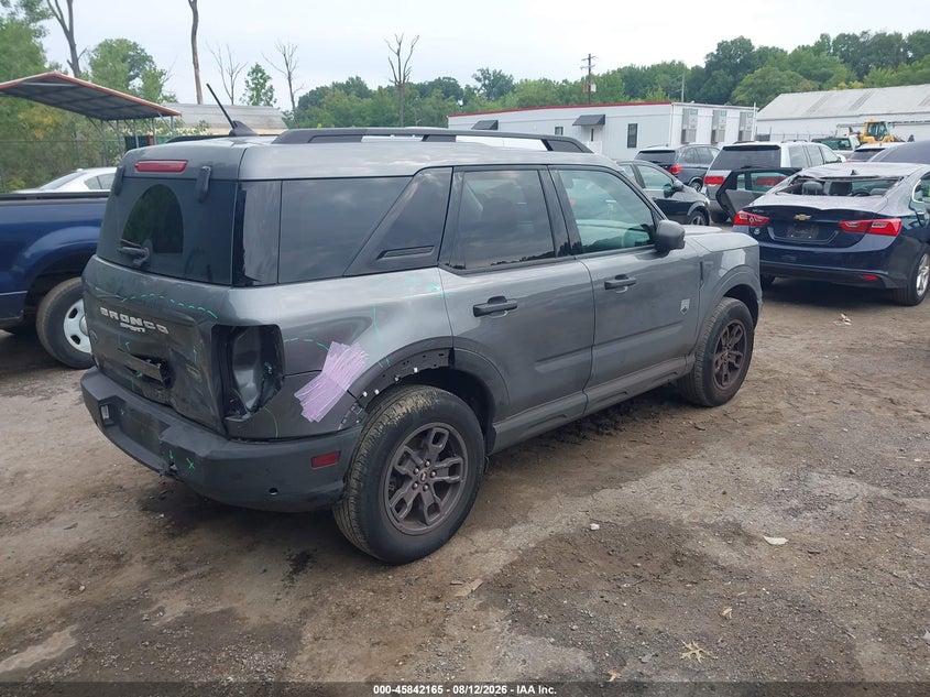 Vin: 3fmcr9b67nre20463, lot: 46341073, ford bronco sport big bend 20224