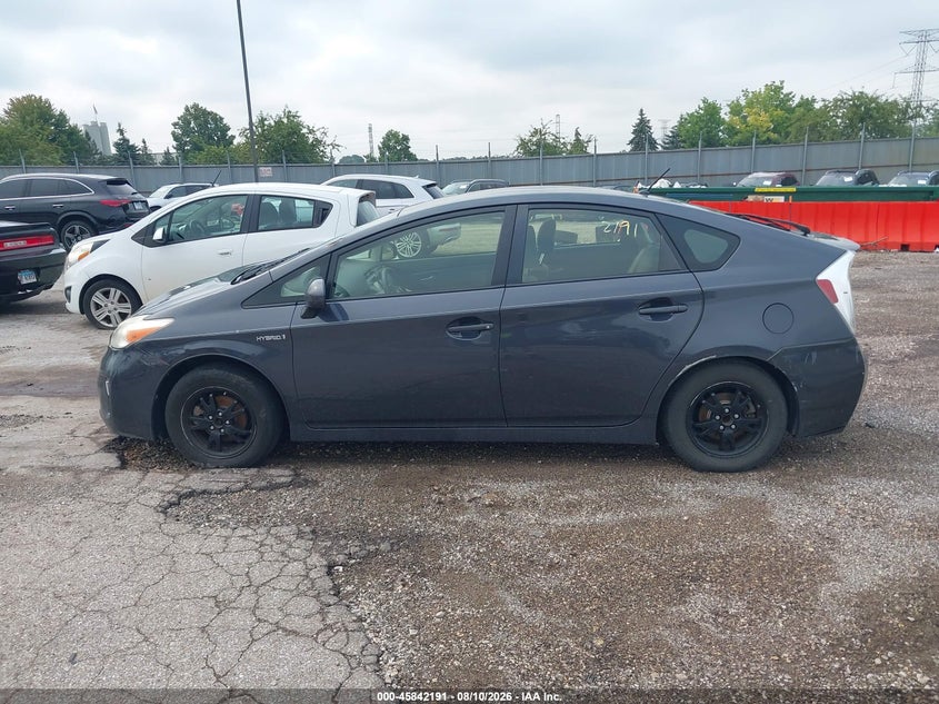 TOYOTA PRIUS 2012 VIN JTDKN3DU7C5477184