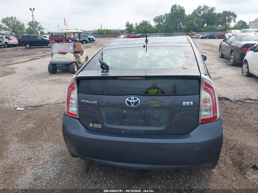 TOYOTA PRIUS 2012 VIN JTDKN3DU7C5477184