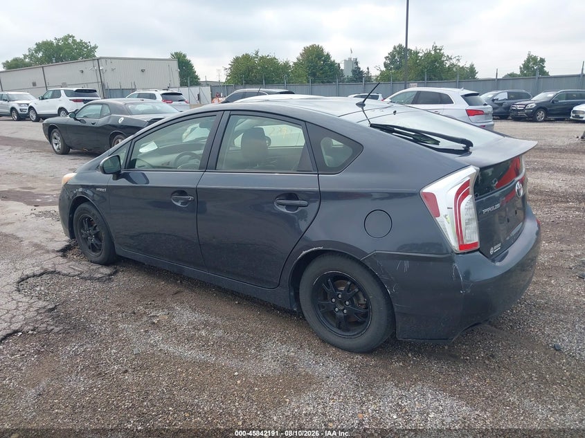 TOYOTA PRIUS 2012 VIN JTDKN3DU7C5477184
