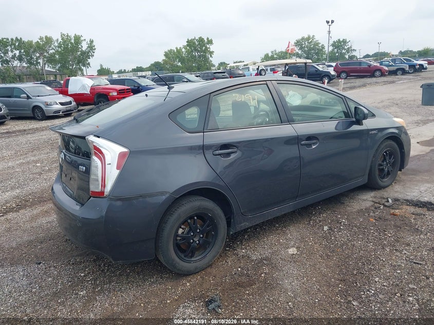 TOYOTA PRIUS 2012 VIN JTDKN3DU7C5477184