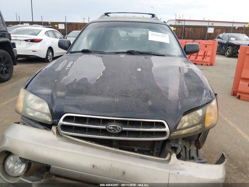 SUBARU OUTBACK 2001 VIN 4S3BH665717657796